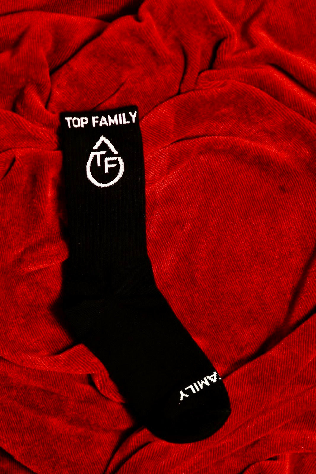 “Wet Floor” Monochrome Crew Socks