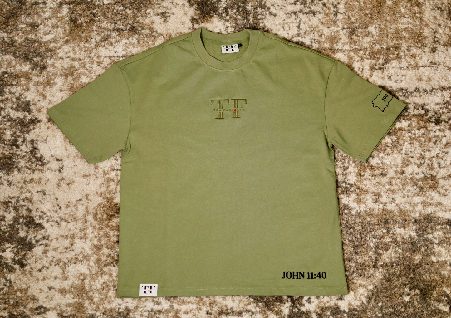 "Perseverance" Forest Night Heavyweight Shirt