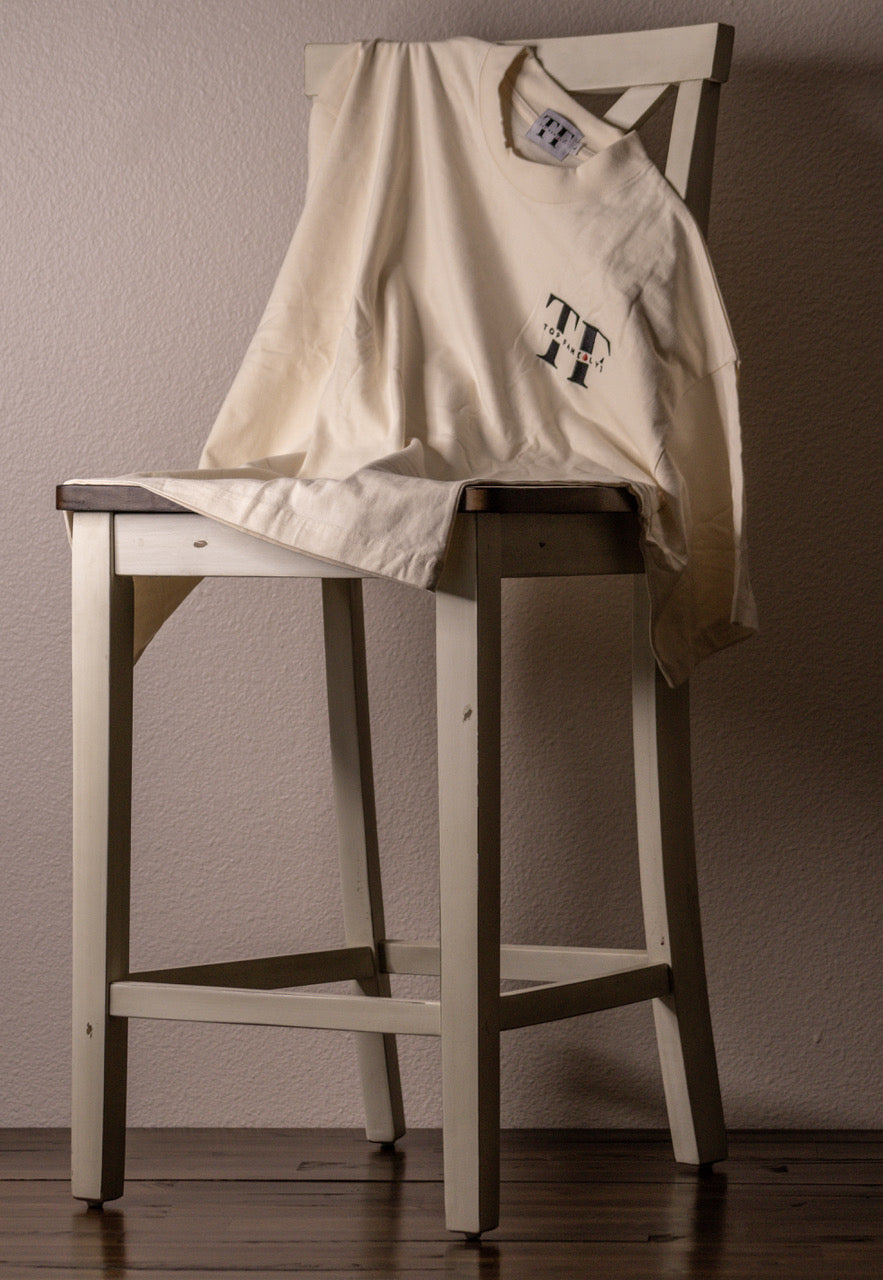 "Transcendental" Short Sleeve Shirt (Off-White)