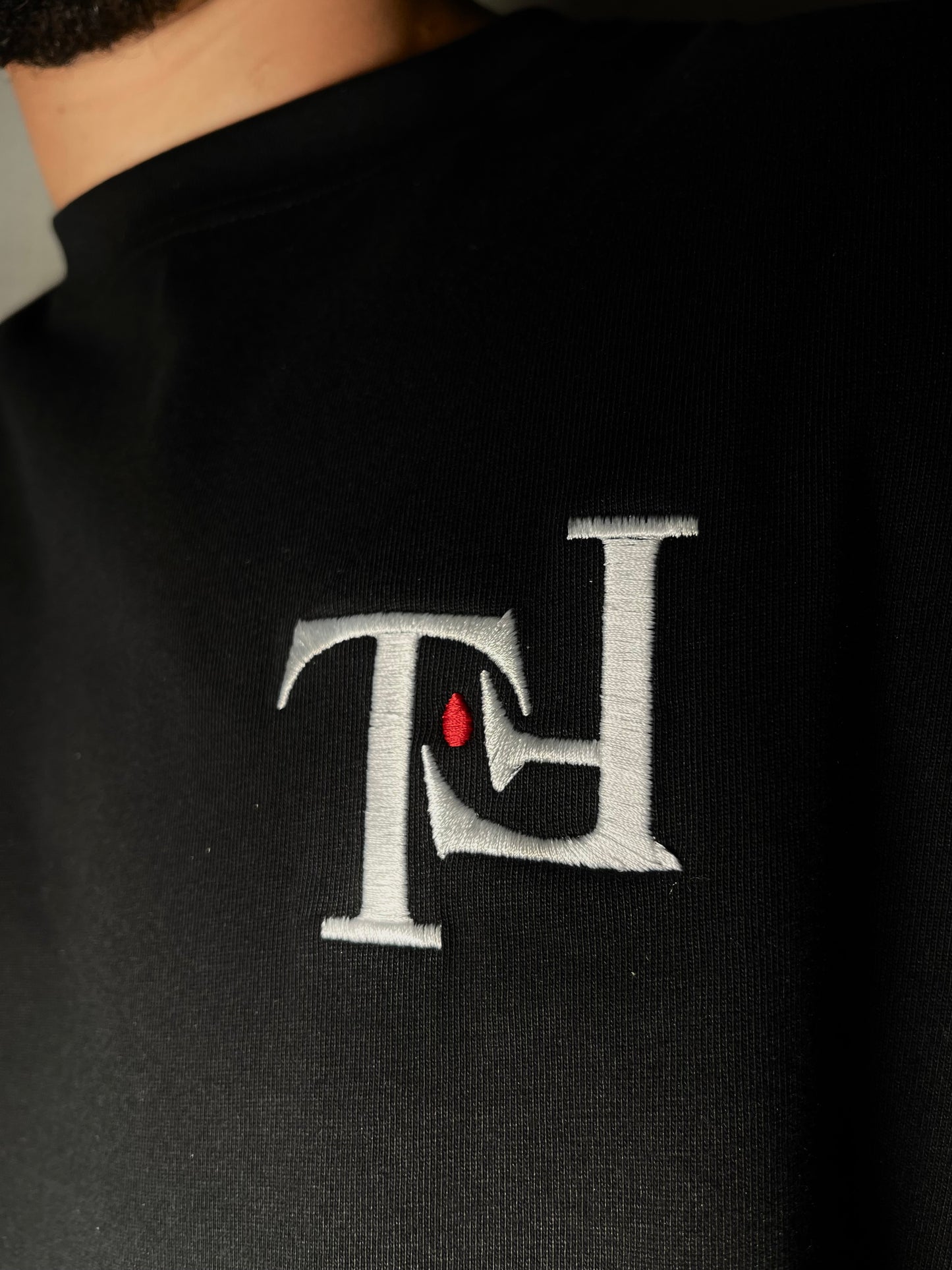 "Omnipotent" Oversized Short Sleeve Shirt (Black)