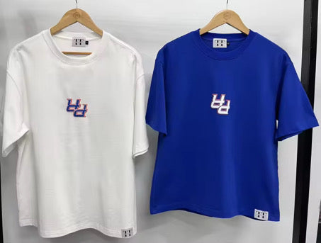 "LA ISLA" Fitted Tee: Royal Blue